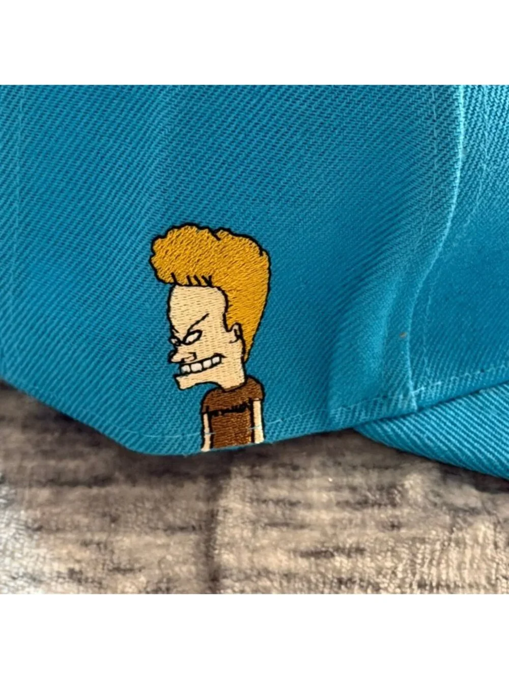 Nostalgia Co Beavis and Butt-Head Snapback Hat Men's One Size Blue MTV